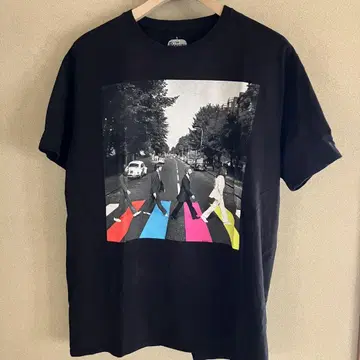 미사용품 BEATLES 애비 로드 티셔츠 L