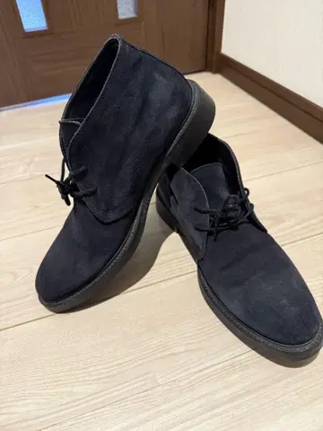 네이비 처카 부츠 러버 솔