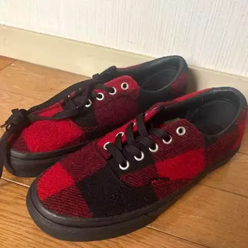 폴로 바이 랄프 로렌 스니커즈 타탄 체크 무늬 새상품