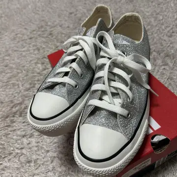 CONVERSE ALL STAR 실버 스니커즈