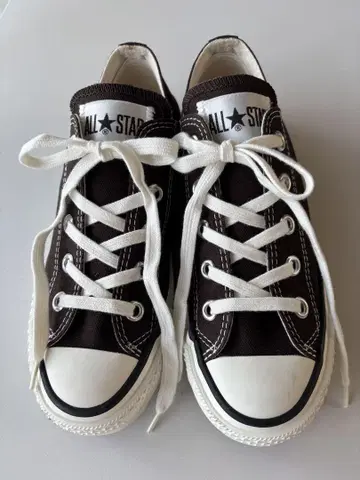 ALL STAR 브라운 로우 컷 스니커즈 made in JAPAN