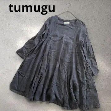 tumugu 츠무구 린넨 튜닉 원피스