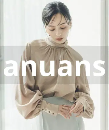 미사용 새상품 anuans 긴팔 블라우스 FREE 베이지 여성용