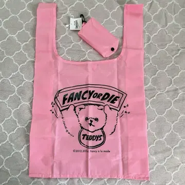 fancy a la mode 팬시 아라 모드 에코백 핑크