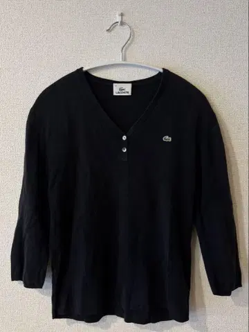 LACOSTE 라코스테 티셔츠 컷소 블랙