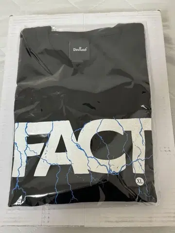 deviluse FACT 한정판 콜라보 티셔츠 XL