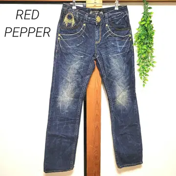 REDPEPPER 레드 페퍼 데님 팬츠 청바지 자수