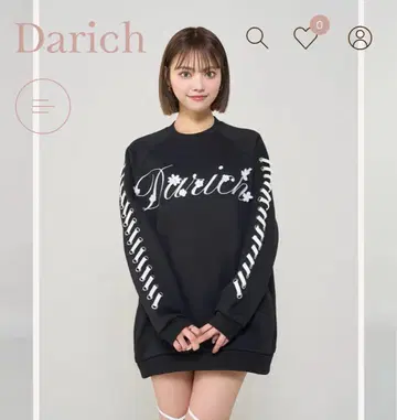 다리치 레이스업 로고스 맨투맨 풀오버