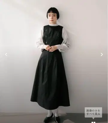 foufou 미국 메디컬 슬리브리스 드레스 M