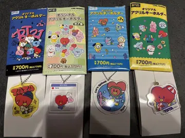 BT21 TATA 아크릴 키링 세트 4개 세트
