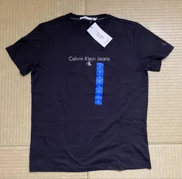 캘빈클라인 CALVIN KLEIN JEANS 티셔츠 블랙 사이즈 L