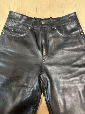 HARLEY DAVIDSON 스티어 하이드 가죽 팬츠 30