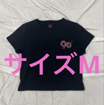9090girl M 90 로고 크롭 티 블랙