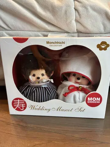 몬치치 웨딩 마스코트 세트 결혼식