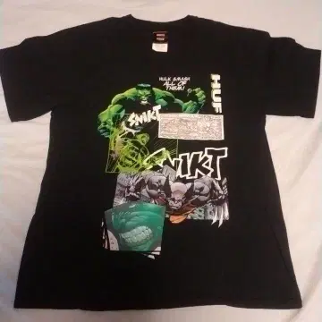 HUF SMASH UP/MARVEL 티셔츠 M 사이즈 울버린 헐크