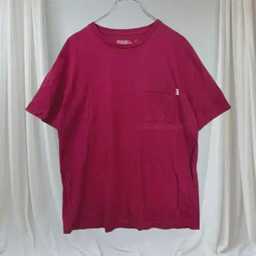차오패닉 티피 반팔 포켓 부착 티셔츠 무지 T M USA 코튼