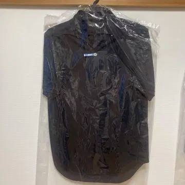 BARNEYS NEW YORK 네이비 반팔 셔츠