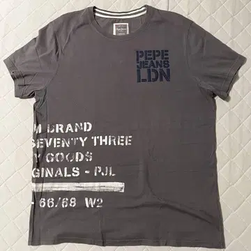 PEPE JEANS 그레이 티셔츠