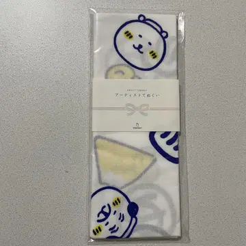 농담곰 손수건 손수건 곰의 온천 나가노의 곰 퍼그 씨 퍼그