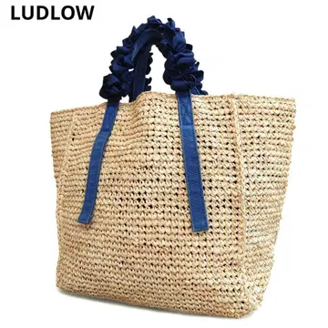 LUDLOW 라드로우 그레이프 핸들 토트백 바스켓 백 A4