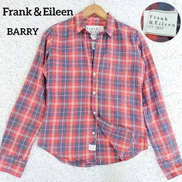 프랭크 앤 아이린 BARRY 주름 가공 스키퍼 셔츠 체크