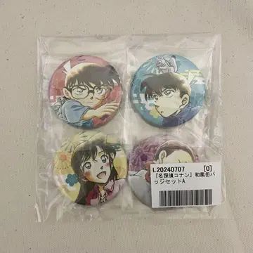 명탐정 코난 일본풍 캔뱃지 세트 A 교마후