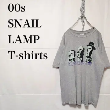 00s SNAIL LAMP 스네일 램프 밴딩 티셔츠 구제 의류