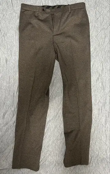 Primeflex 스트레치 패브릭 브라운 슬랙스