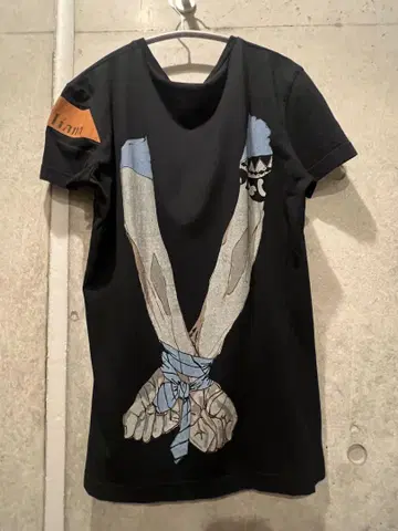 John Galliano 그래픽 프린트 티셔츠 남성용