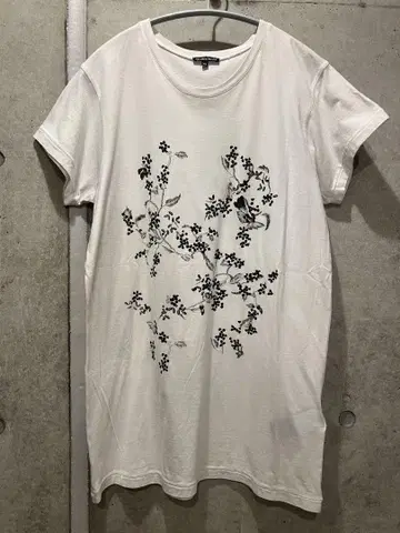 ANN DEMEULEMEESTER 꽃무늬 프린트 티셔츠 XS 남성용