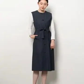 새상품급 스티븐 앨런 벨트 원피스 22SS 슬리브리스 봄/여름