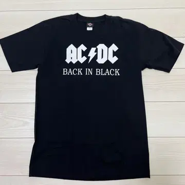 AC/DC BACK IN BLACK 티셔츠 사이즈 IV