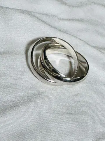 실버 반지 액세서리 트리니티 반지 SV925 3줄 반지