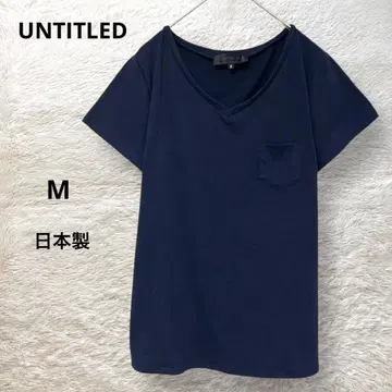 언타이틀 월드 일본제 반팔 블라우스 코튼 100% 얇은 소재 봄/여름 M
