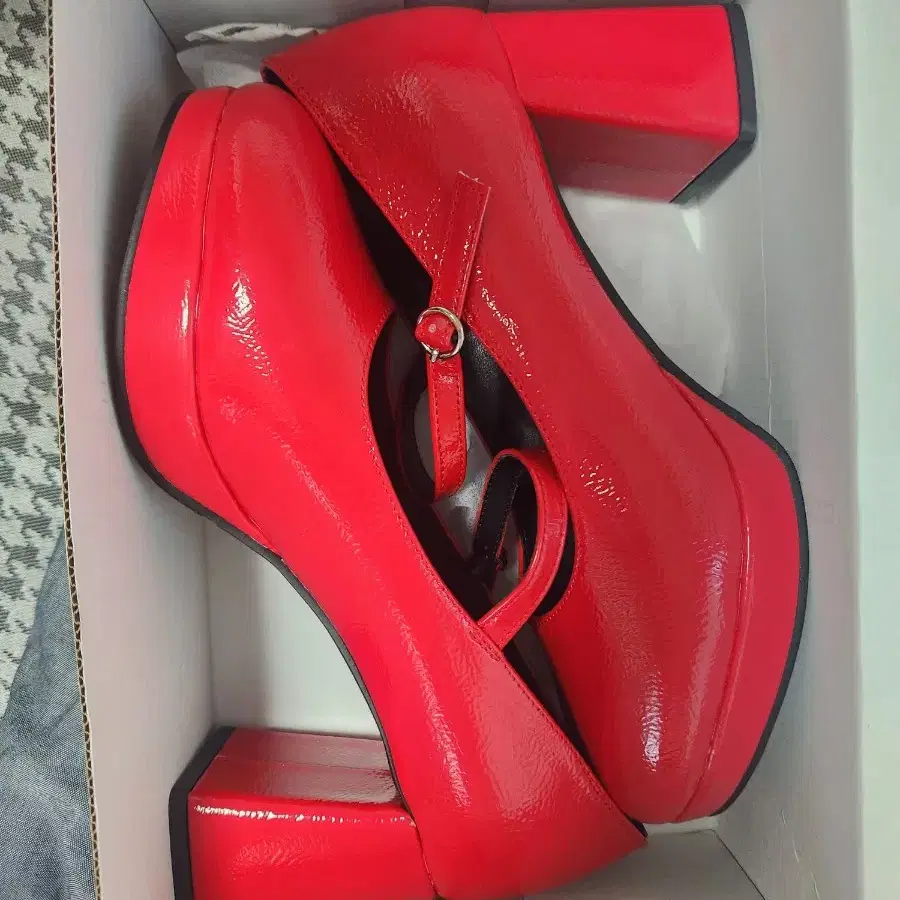 ドレスシューズ・革靴・ビジネスシューズ ^SALT&CHOCOLATE^ Round Toe Mary Jane Block Heel Pumps 412211 31xOnhX0BkL.jpg_BO30,255,255,