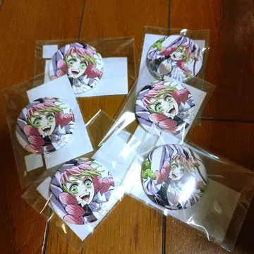 귀멸의 칼날 C105 WEBSHOP 복권 F상 캔뱃지 칸로지 미츠리 6개