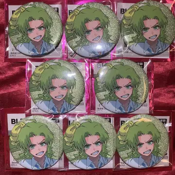 BLEACH WORLD 고테이 고등학교 & 시라사 여자 캔뱃지 캔디 8개