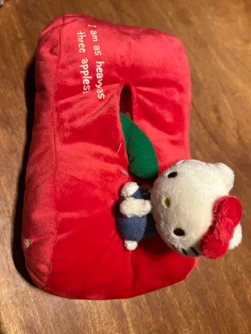헬로키티 봉제 인형 티슈 케이스