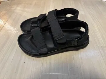 블랙 스포츠 샌들 벨크로