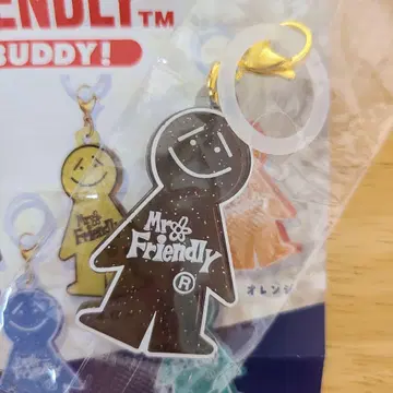 MR. FRIENDLY 반짝이는 메지루시 액세서리 블랙