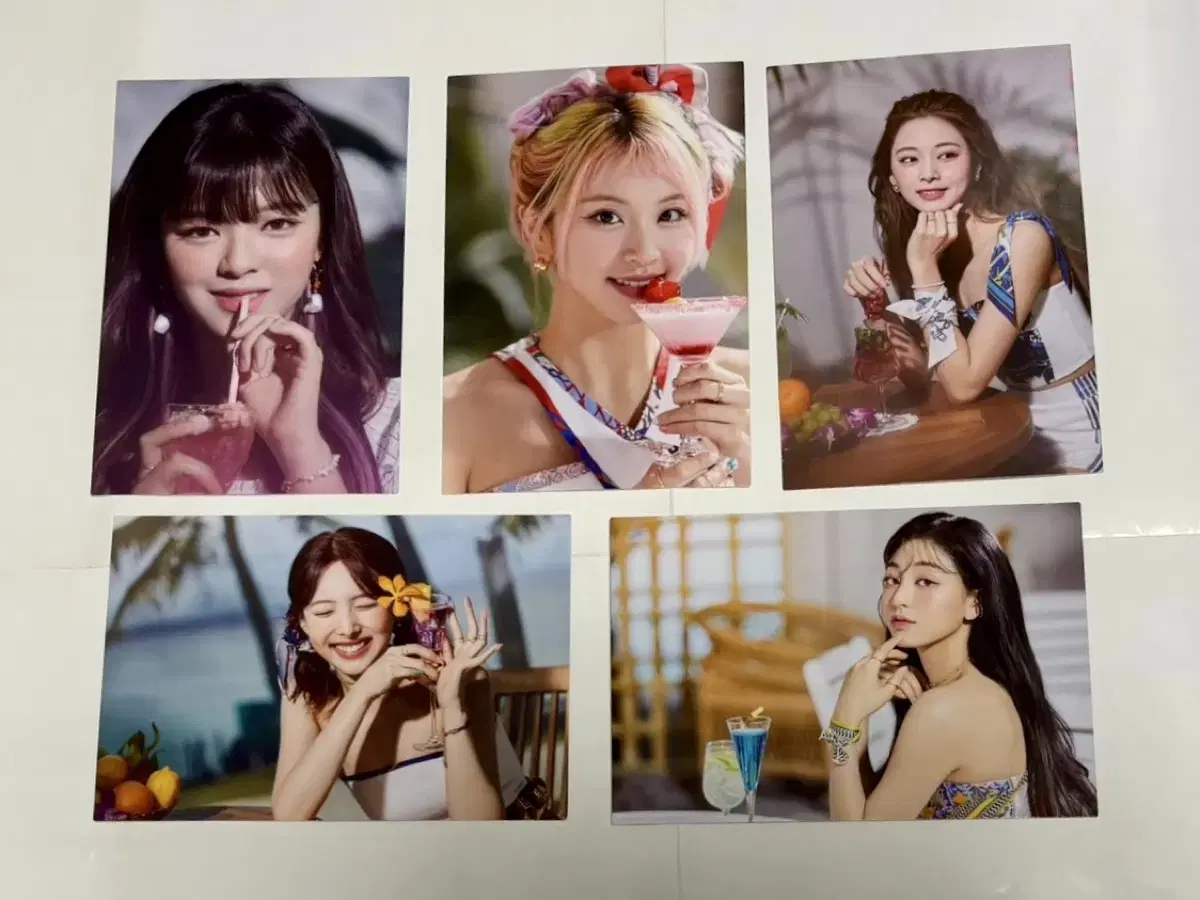 Twice album component postcard coaster lenticular polaroid sticker