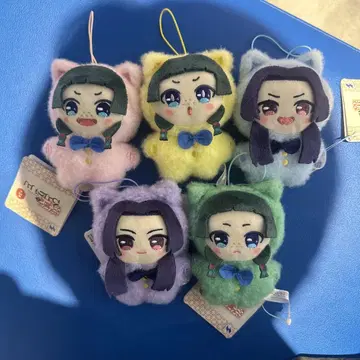 약사의 혼잣말 기구루미 마스코트 고양이 니시 전 5종 컴플리트 세트