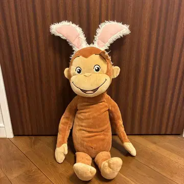 오자루의 조지 봉제 인형 토끼 귀 포함 약 60cm