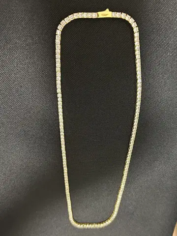 글리터 럭셔리 테니스 목걸이 3mm 51cm