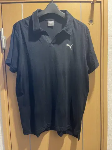 푸마 블랙 피케 셔츠 XL