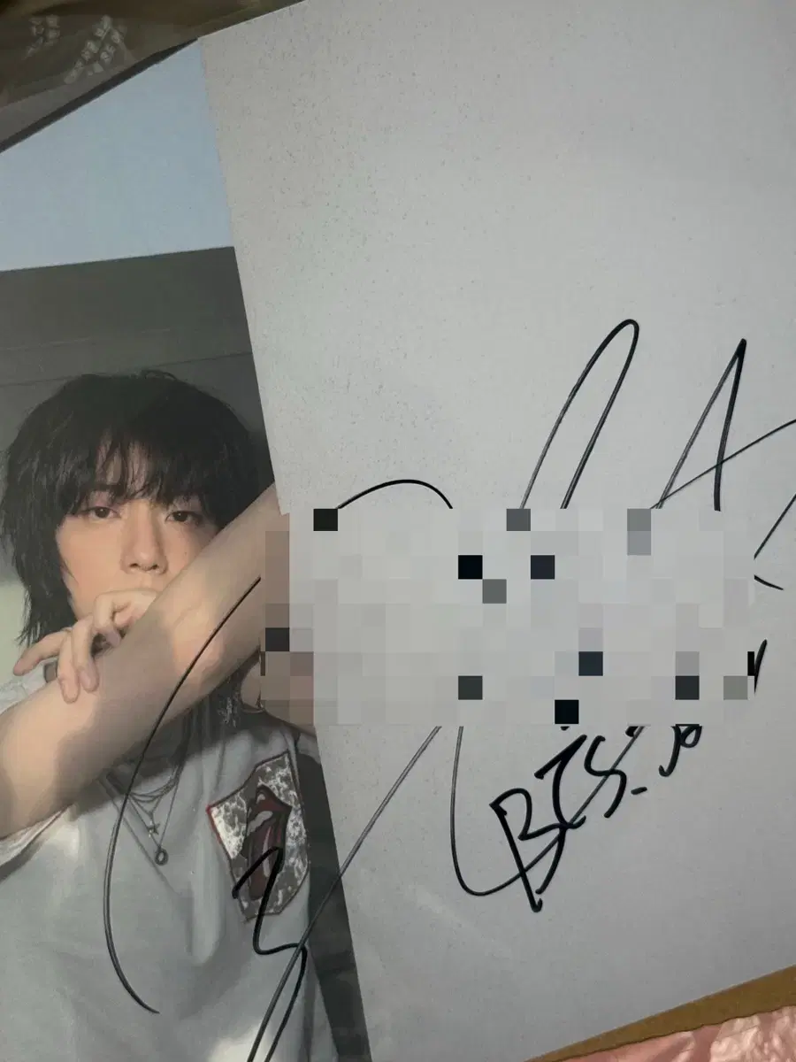 BTS JIN ECCO Bangtan Jin Ecco Sign Poster wts