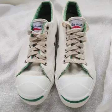 90s USA제 컨버스 잭 파셀 화이트 그린 화이트 US8