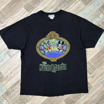 90s USA제 디즈니 경적 맨션 미키 구피 XL 블랙