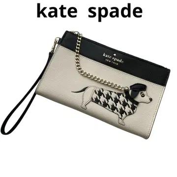 kate spade 케이트 스페이드 페치 미디엄 리스렛 파우치 가죽