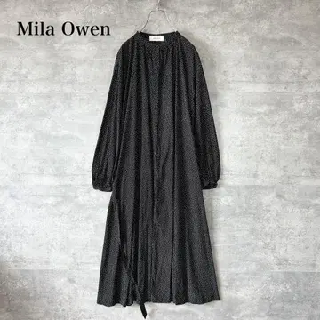 Mila Owen 미라 오웬 도트 무늬 셔츠 원피스